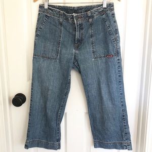 Lucky Brand Army Capri Denim Pants 8/29